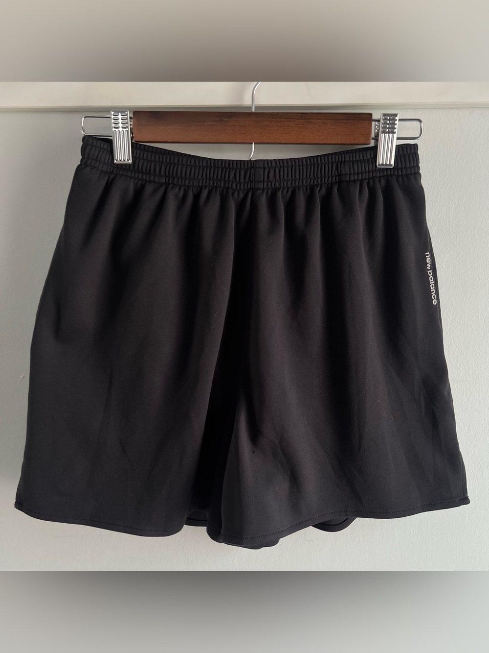 New Balance Women’s M Medium Black Athletic Lined Shorts Running Gym Workout